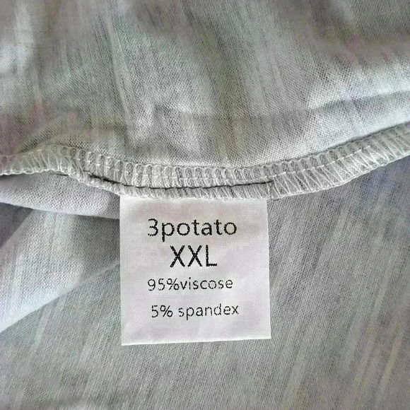 3 Potato Open Cardigan - Colors: Lavenders, Greens, Browns - Size: XXL - Picture 7 of 7